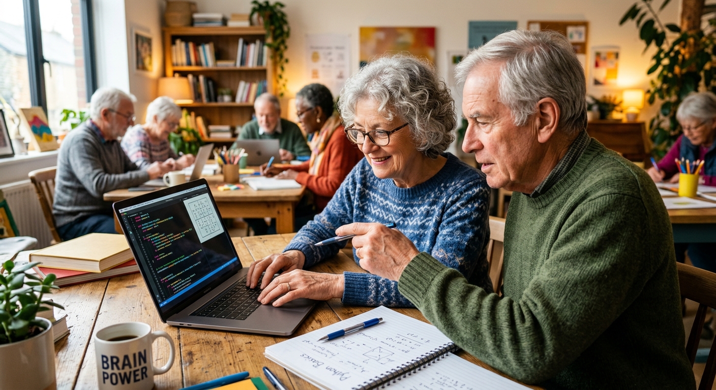 Does Learning Something New Keep the Brain Active?
